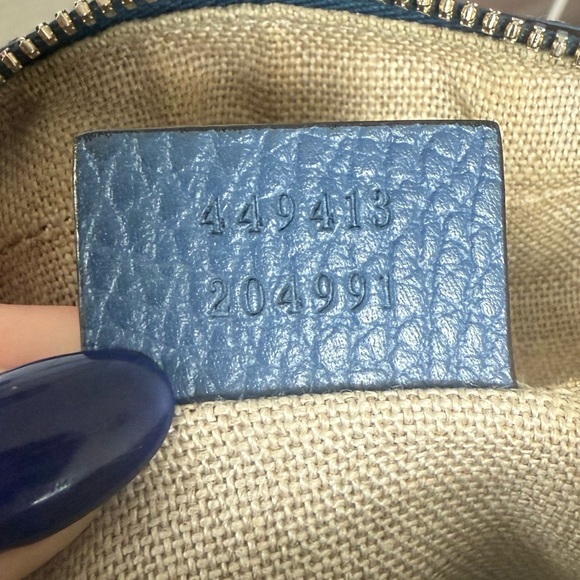 Gucci Blue and Tan Women's Bag - Picture 11 of 11
